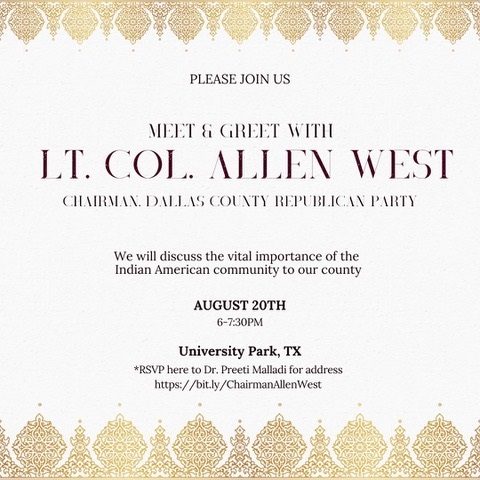 Meet and Greet with LTC Allen West