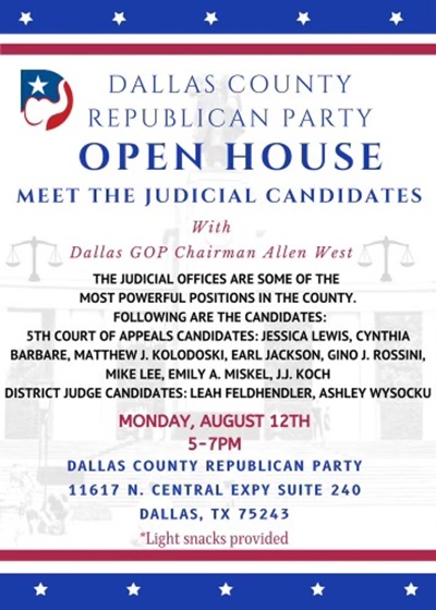 Flyer for DCRP Open House on 8/12