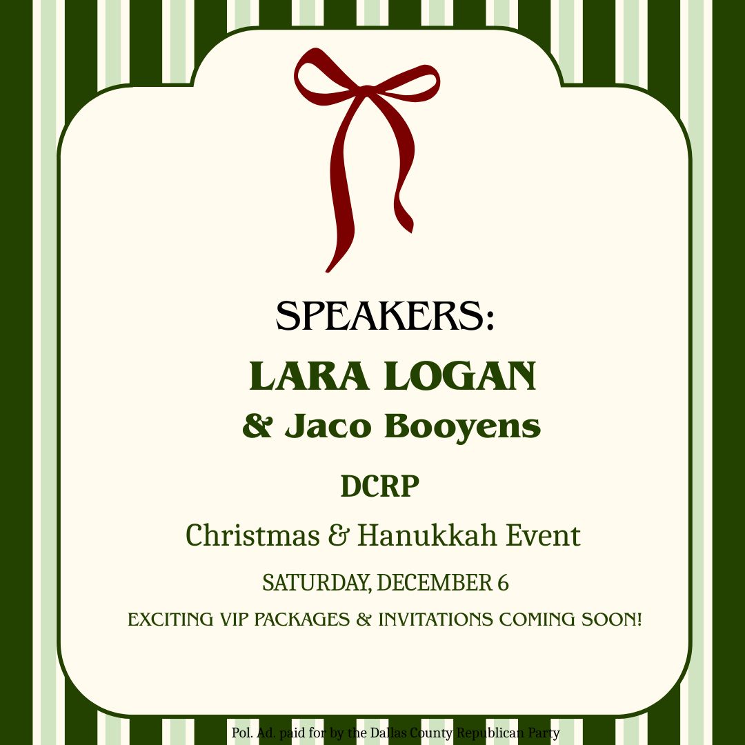 Christmas-Hannukah Event with Lara Logan and Jaco Booyans