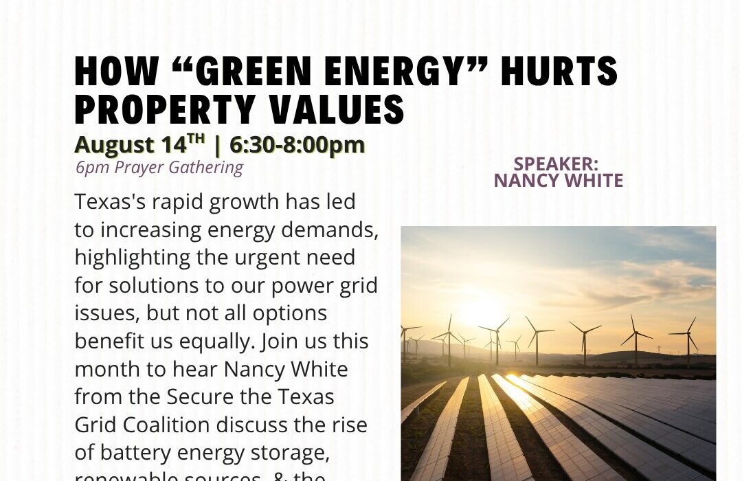 True Texas Project August Flyer